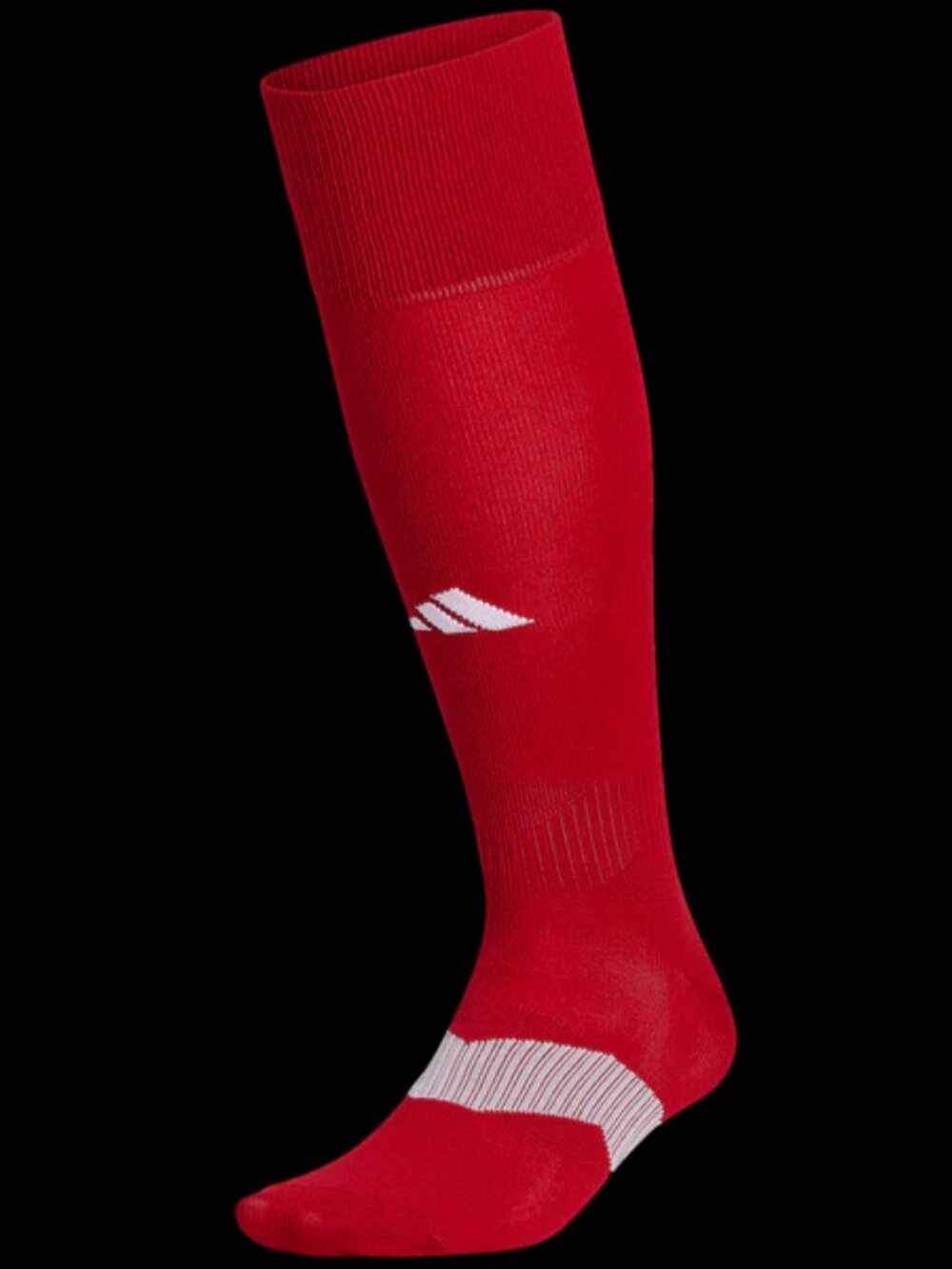 Adidas Soccer Metro Socks Unisex L Power Red/White Compression Knee Length New
